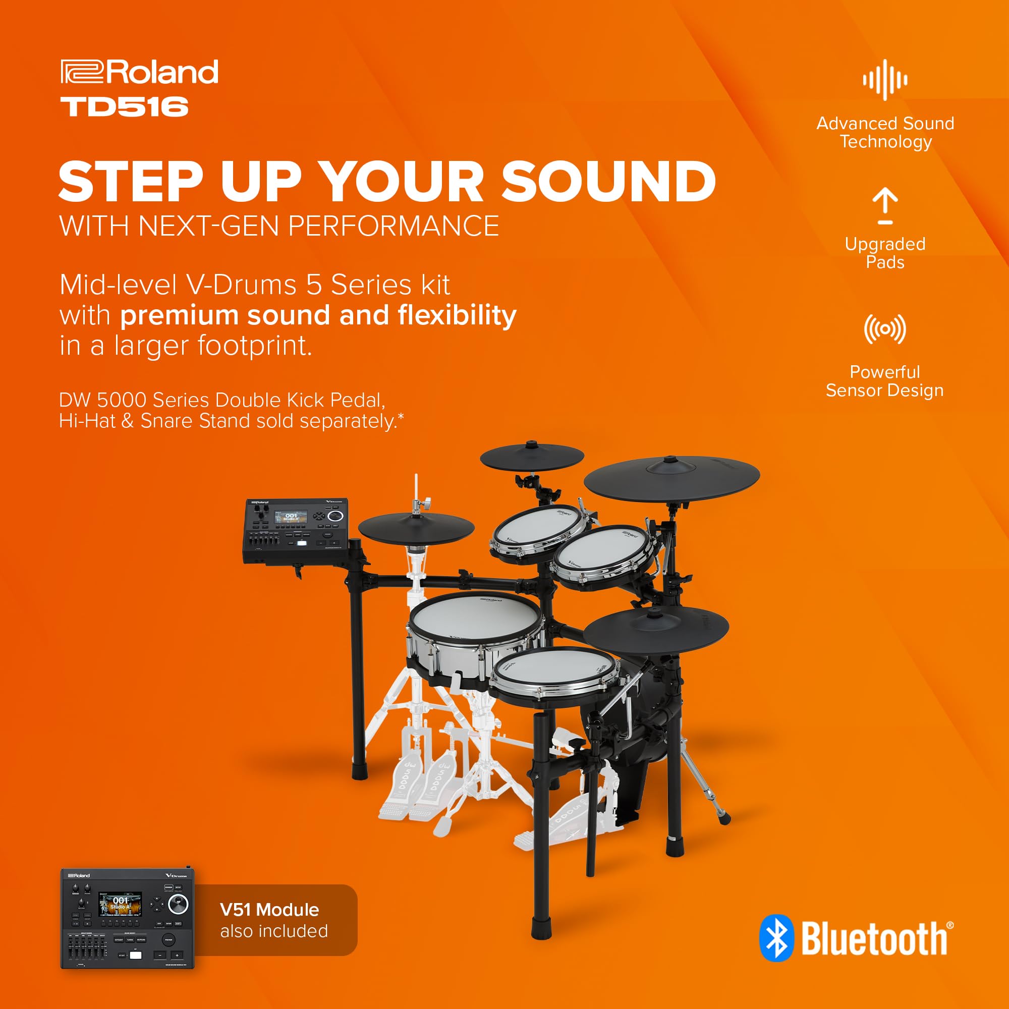 Roland V-Drums Kit (TD516) : Amazon.ca: Musical Instruments, Stage Roland V-Drums Kit (TD516) : Amazon.ca: Musical Instruments, Stage